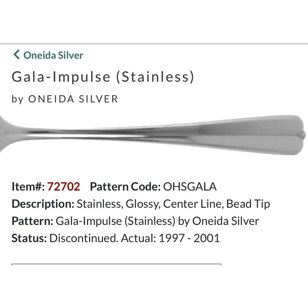 Oneida set seven